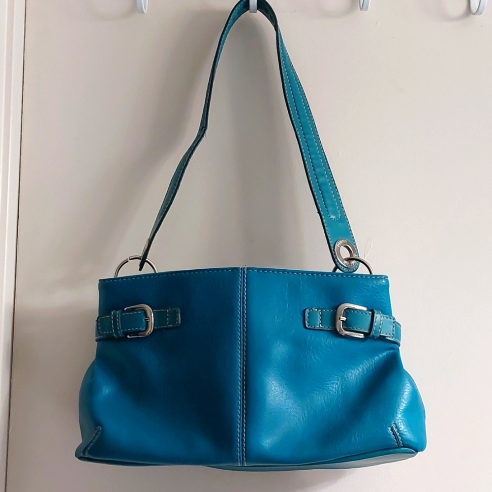 Vintage Tommy Hilfiger turquoise handbag
